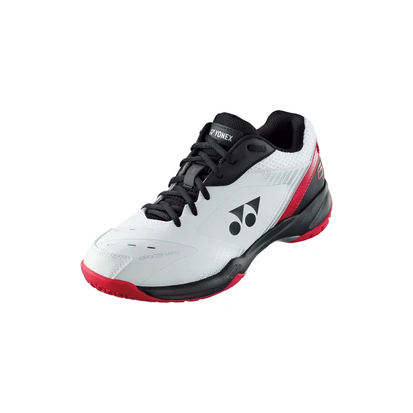 YONEX SHB-65X3 unisex badmintonschoen - wit / rood