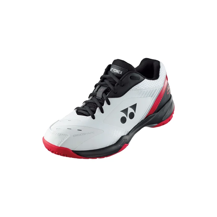 YONEX SHB-65X3 unisex badmintonschoen - wit / rood
