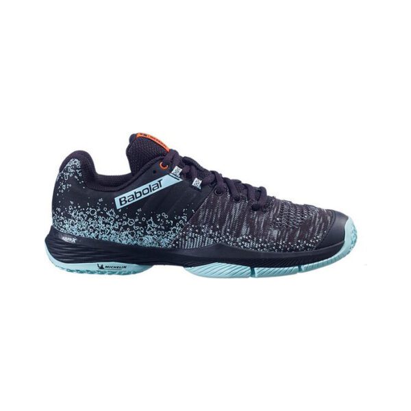 Babolat Sensa dames padelschoen - zwart / turquoise
