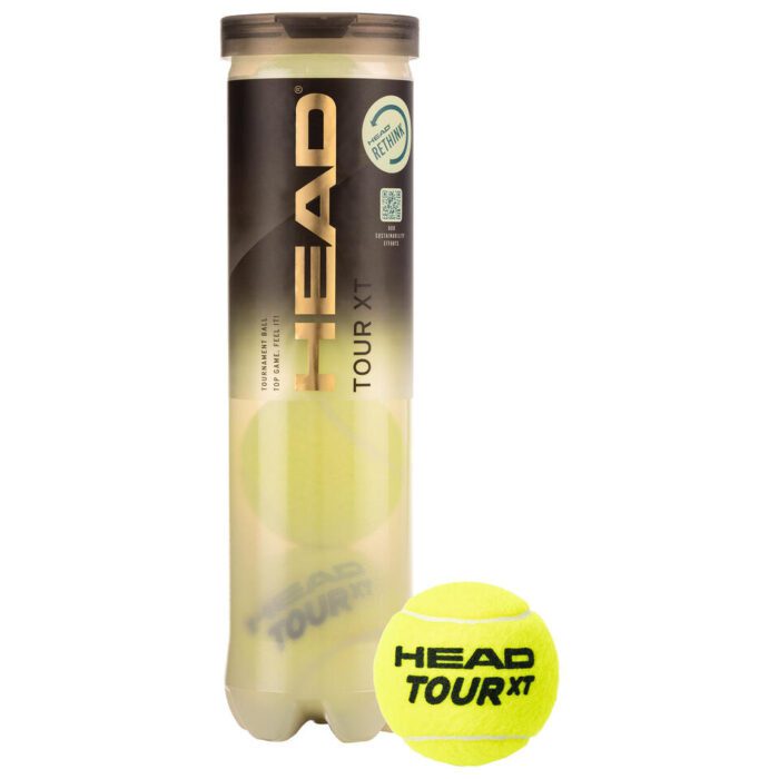 HEAD Tour XT premium tennisbal - 4 ballen per verpakking
