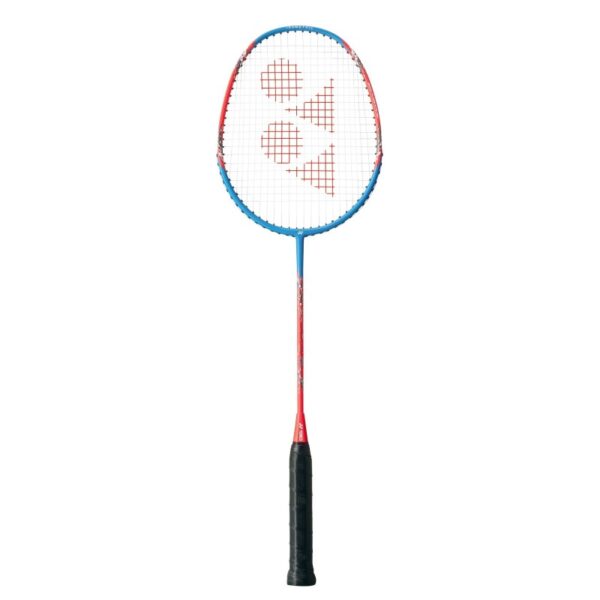 Yonex badmintonracket Nanoflare E13 blauw / rood - controle