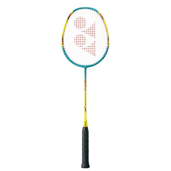 Yonex badmintonracket Nanoflare E13 turquoise/geel - controle