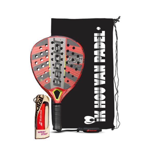 [3-in-1] Babolat Technical Veron padelracket 2023 - wrist-strap en racketbag