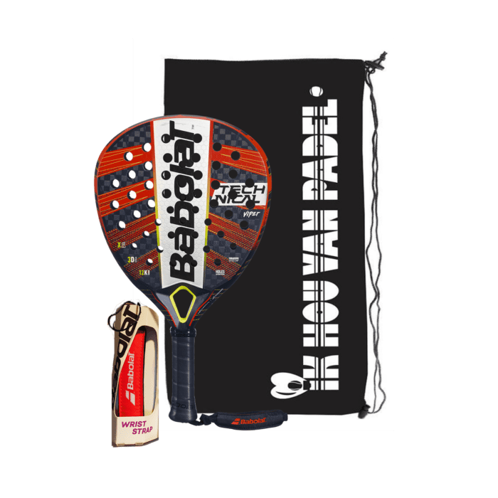 [3-in-1] Babolat padelracket Technical Viper 2023 - wrist strap en tas