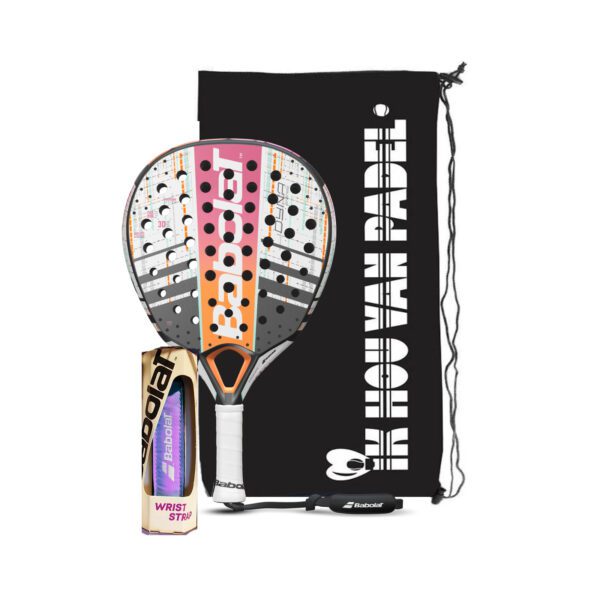 [3-in-1] Babolat Dyna Energy dames padelracket - 330gram - wrist strap en tas