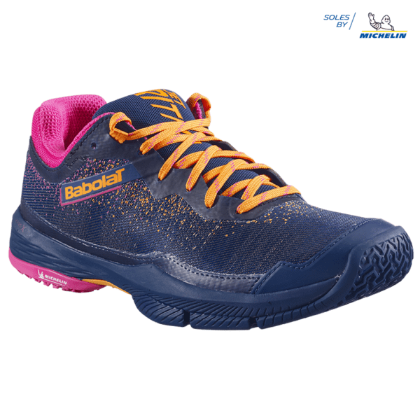 Babolat Jet Ritma dames padelschoen - zwart/roze
