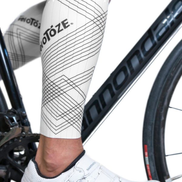 VELOTOZE Aero Leg Sleeve - wit/grijs