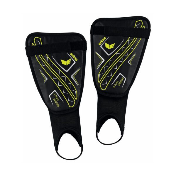 Erima X-plate Ergono scheenbeschermers - zwart / neon geel