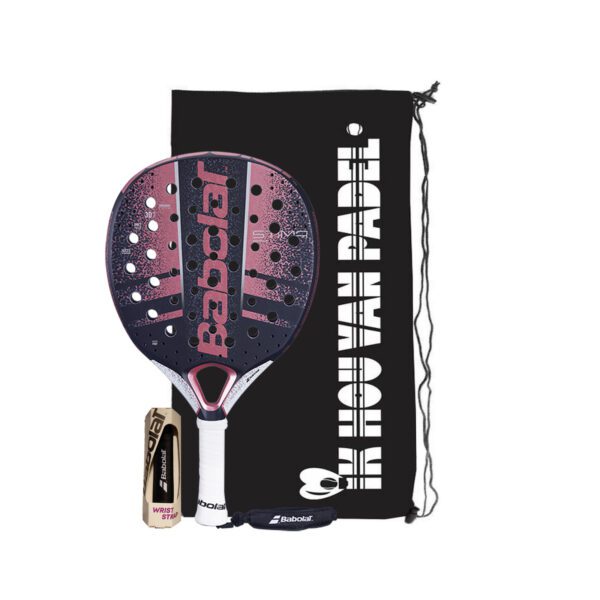 [3-in-1] Babolat Stima Spirit dames padelracket - wrist strap - tas