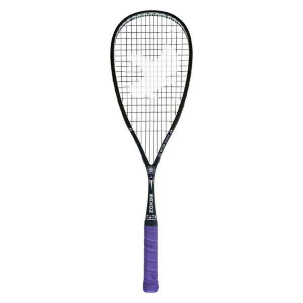 SAXON HAKA S110 squashracket `23  - touch - zwart/paars