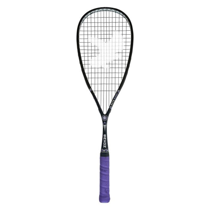 SAXON HAKA S110 squashracket `23  - touch - zwart/paars