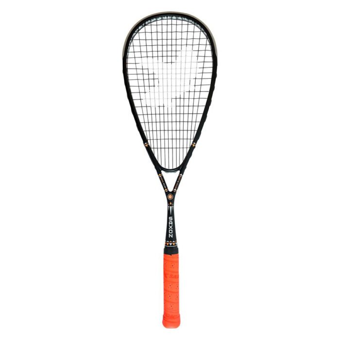 SAXON HAKA S130 squashracket `23  - comfort - zwart/oranje