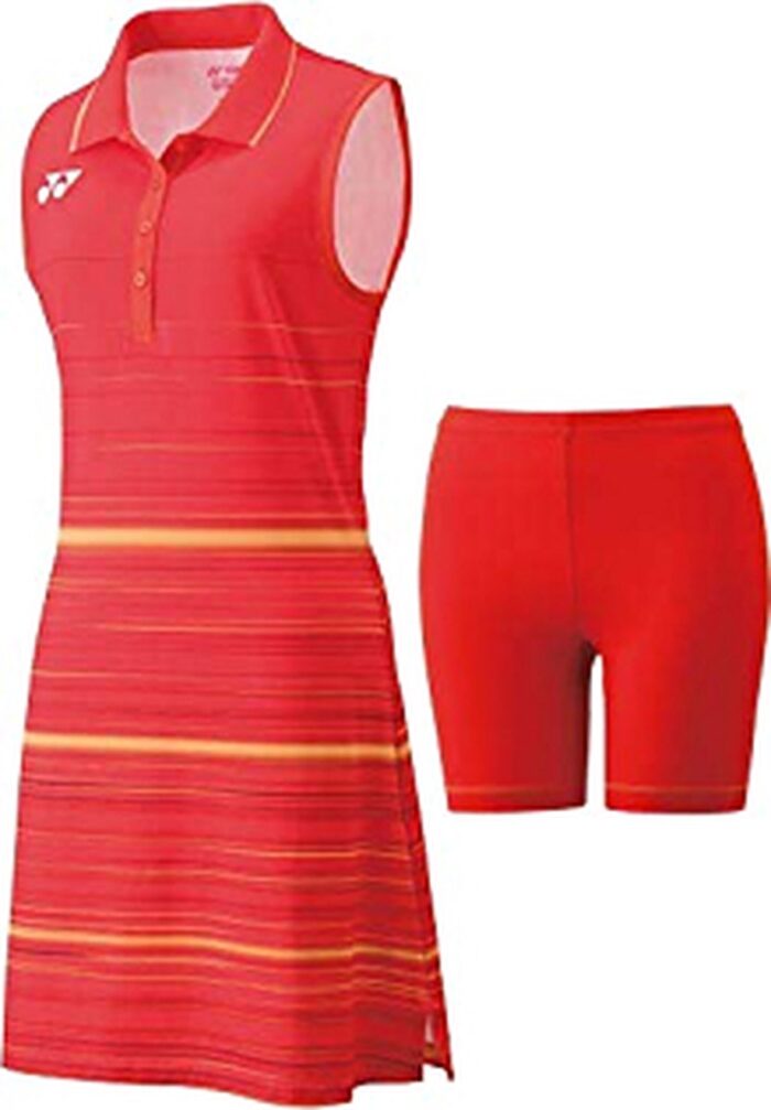 YONEX 20462 badminton tennis sport jurk - vurig rood