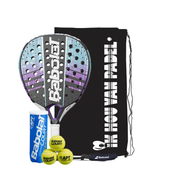 [3-in-1] Babolat Dyna Spirit dames padelracket - ballen en opbergtas