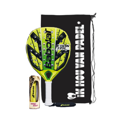 3 in 1 Babolat Counter Vertuo padelracket wrist strap tas