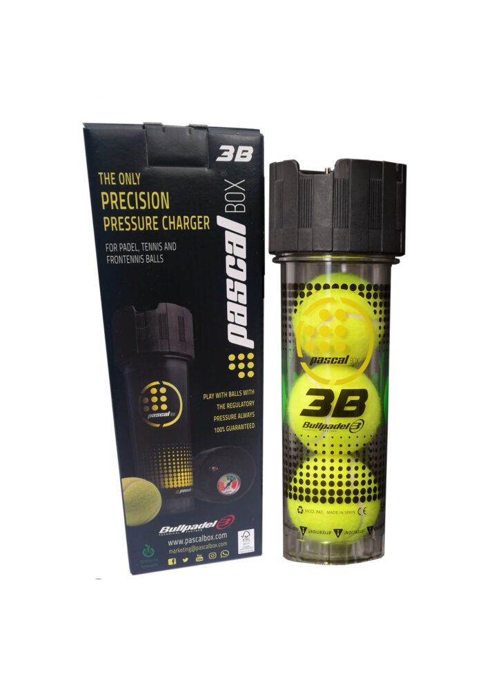 Bullpadel 3ballen Pascal box - drukregelaar