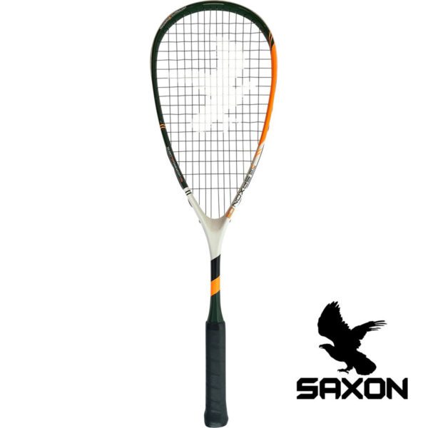 Saxon C2 squashracket  - power - zwart / oranje