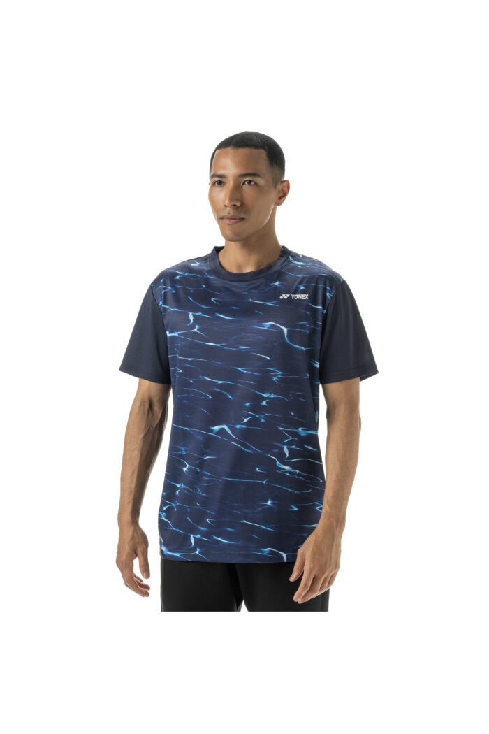 Yonex 16639EX heren EASY badminton tennis shirt - navy blue