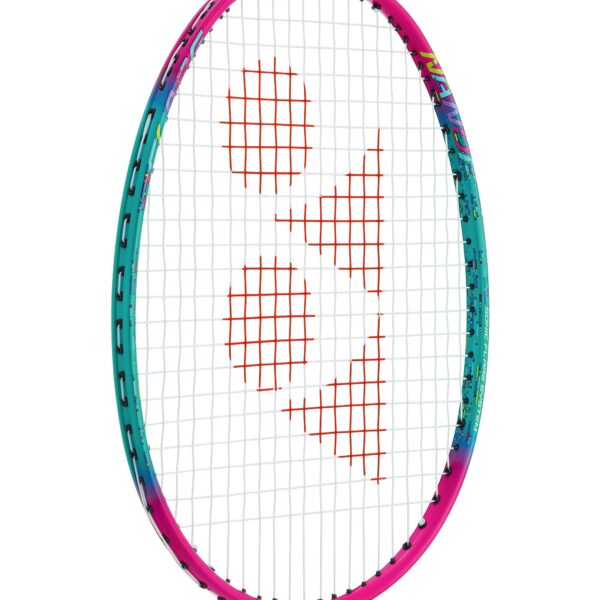 YONEX Nanoflare 002 FEEL badmintonracket - roze / groen
