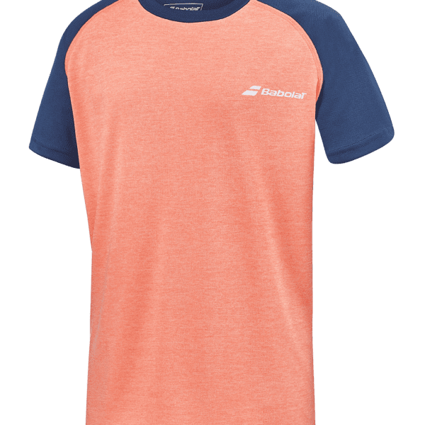 Babolat PLAY Crew Neck heren T-shirt - roze / blauw - maat XXL