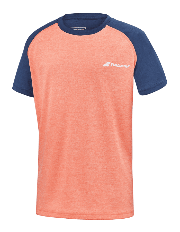 Babolat PLAY Crew Neck heren T-shirt - roze / blauw - maat XXL