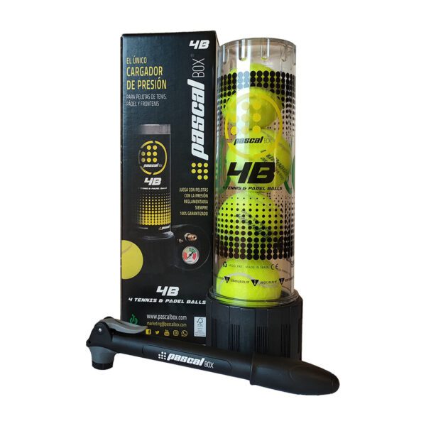 Bullpadel 4ballen Pascal box - drukregelaar
