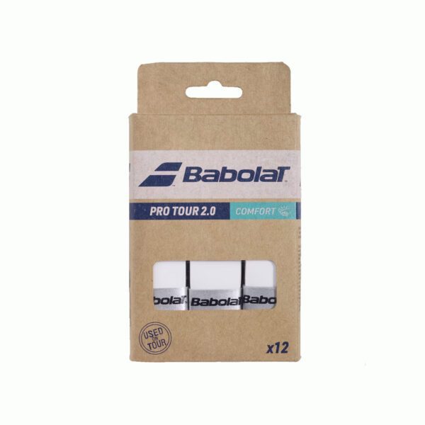 Babolat Pro TOUR comfort 2.0 overgrip - wit - 12stuks