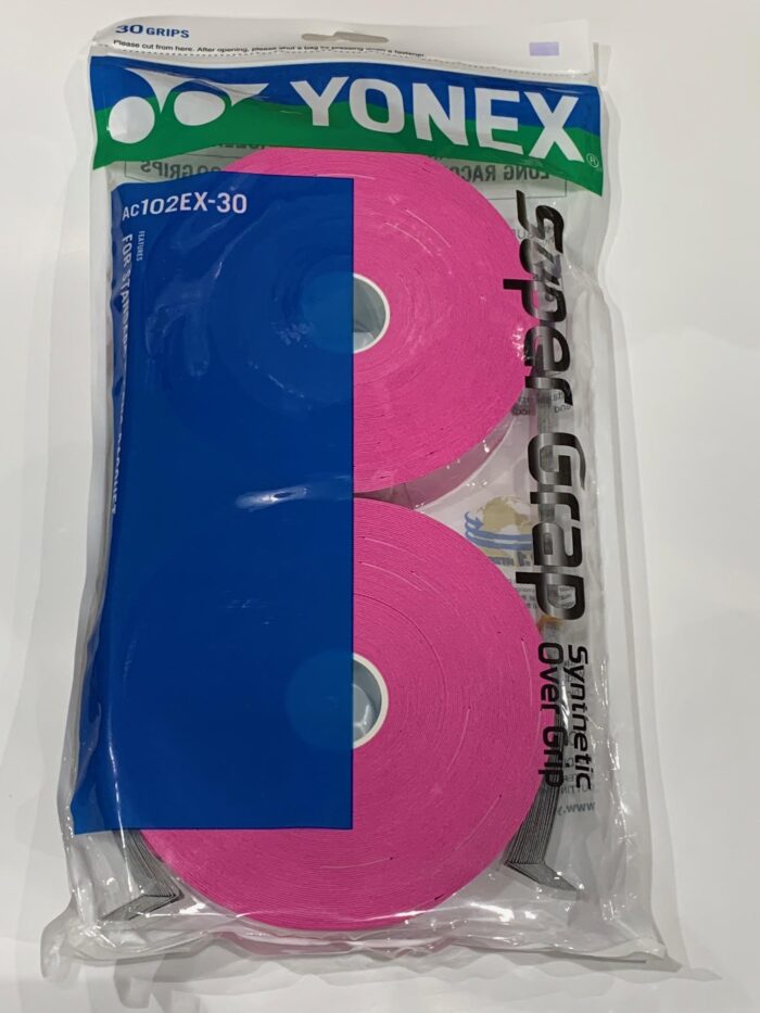 Yonex AC102 Super Grap rol - 2x15 losse grips op rol - pink / roze