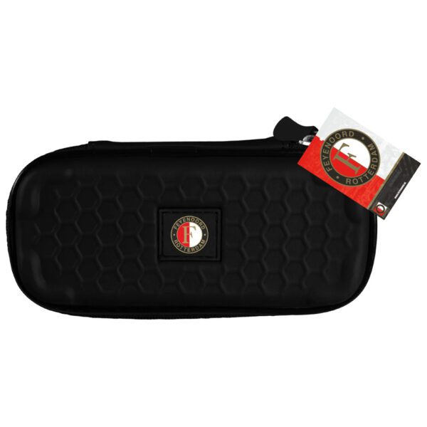 Feyenoord darts case met Feyenoord logo
