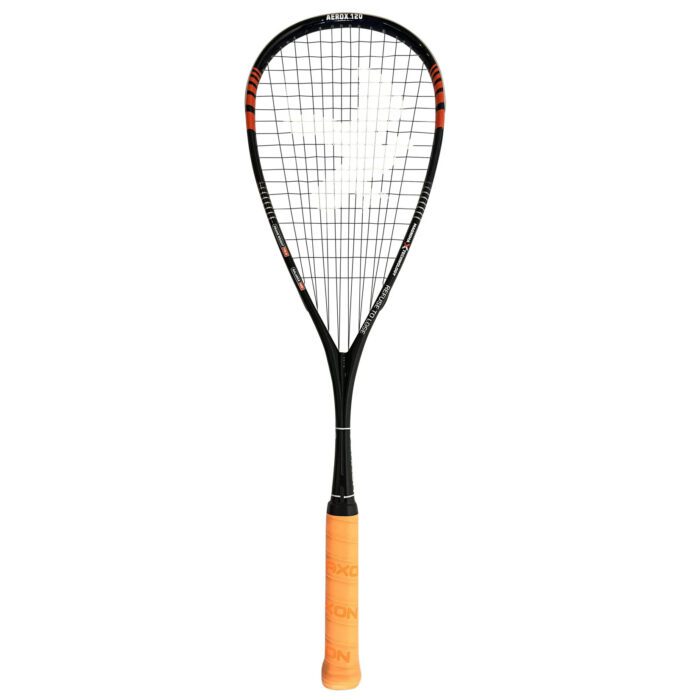 SAXON Aerox 120 squashracket - allround - zwart / oranje