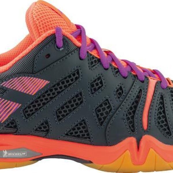 Babolat Shadow TEAM dames badmintonschoen - zwart/paars - maat 36½