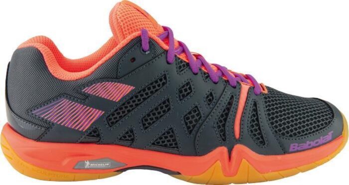 Babolat Shadow TEAM dames badmintonschoen - zwart/paars - maat 36½