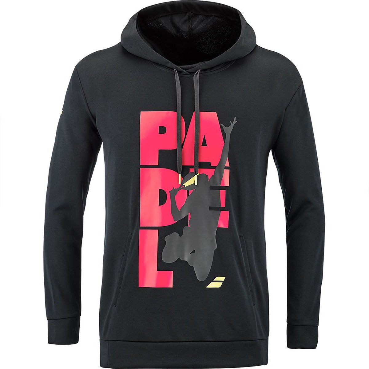 Babolat Padel sweater hoodie zwart rood