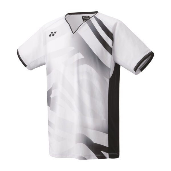 YONEX 10566EX heren Crew Neck Shirt - wit / zwart