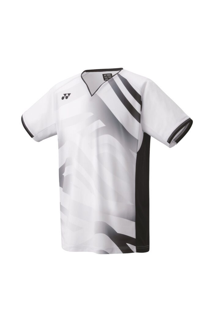 YONEX 10566EX heren Crew Neck Shirt - wit / zwart