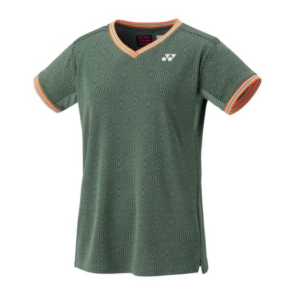 YONEX 20758EX dames Crew Neck Shirt - olive / groen