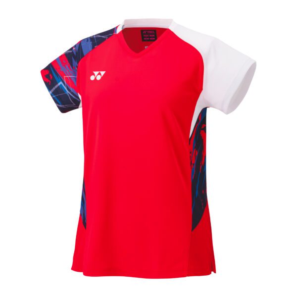 YONEX Chinese tournament 20774EX dames Crew Neck Shirt - chrystal red