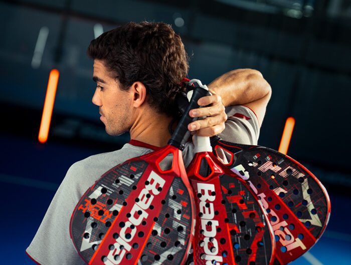 Babolat Vertuo Juan 'Wolf' LeBrón padelracket - rood / zwart