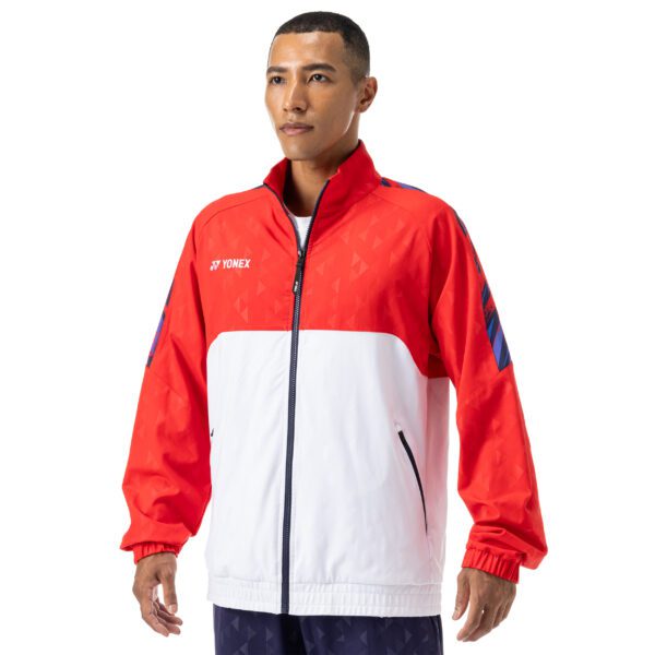 YONEX unisex Warm-Up Jacket 50146EX - Chrystal Red