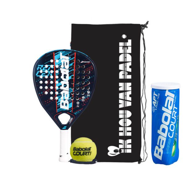 [3-in-1] Babolat REFLEX padelracket - tas - padelballen