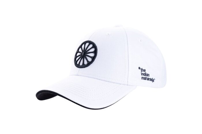 The Indian Maharadja sport cap / pet - wit