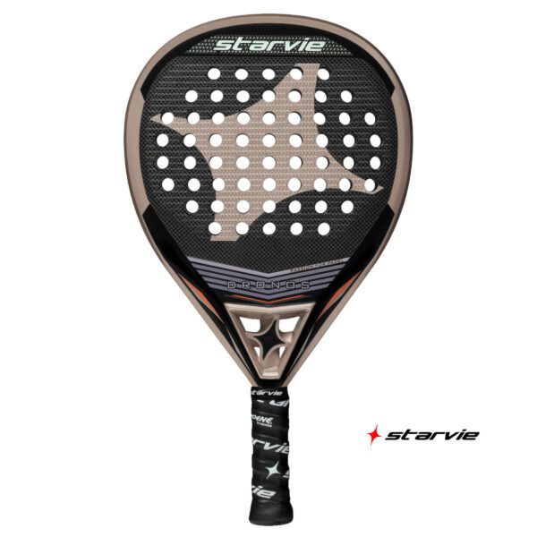 Starvie Dronos Ultra Speed Soft padelracket - zwart / goud