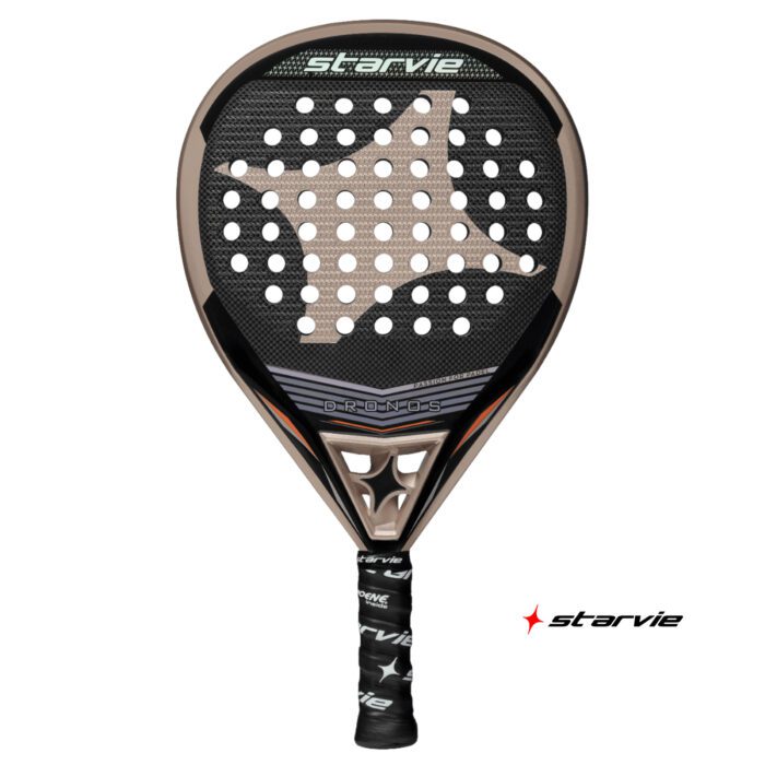 Starvie Dronos Ultra Speed Soft padelracket - zwart / goud