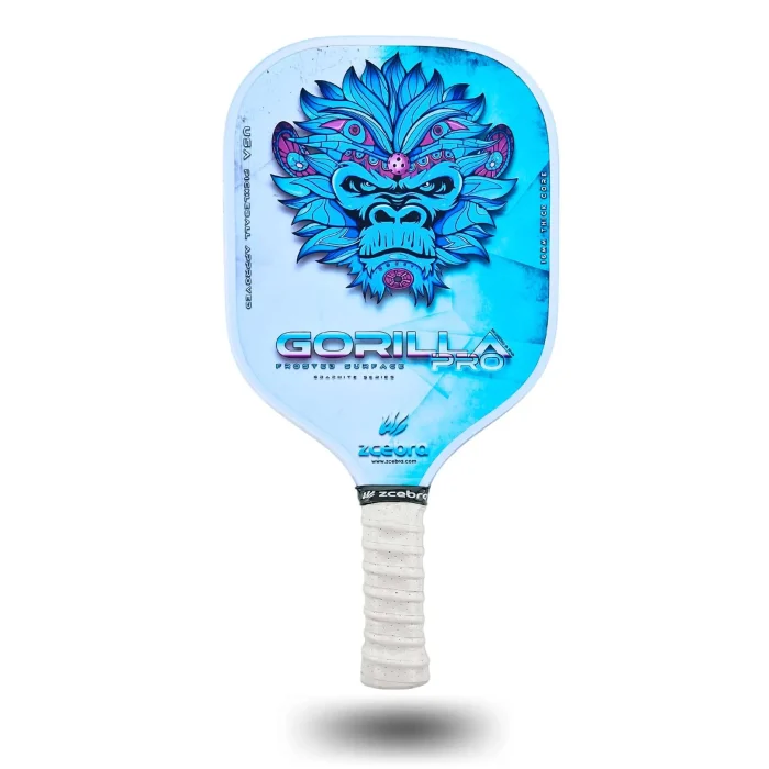ZCEBRA Gorilla PRO serie carbon pickleball racket - blauw