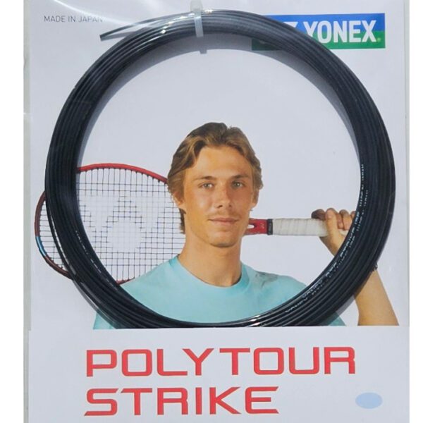 Yonex Polytour STRIKE tennissnaar - 1,25mm - zwart - 12meter