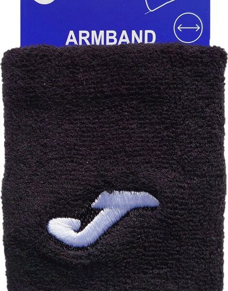 JOMA sport armband / wristband - zwart (2 stuks)
