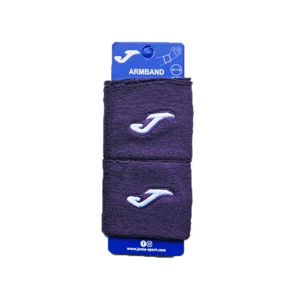 JOMA sport small polsband / wristband - donkerpaars (2 stuks)