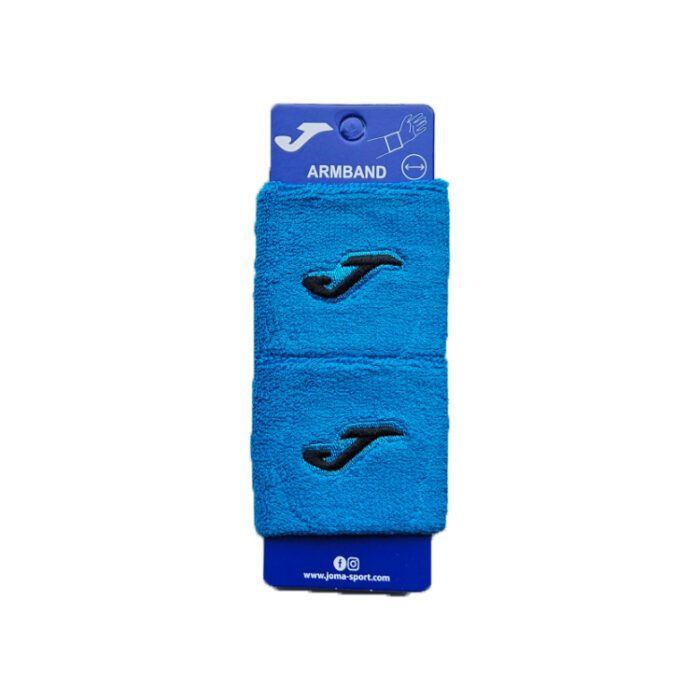 JOMA sport armband / wristband - kobalt blauw (2 stuks)