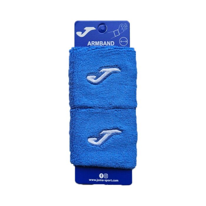 JOMA sport small polsband / wristband - lichtblauw (2 stuks)