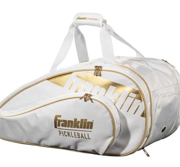 Franklin Pro Series pickleball tas / racketbag - wit / goud